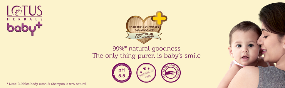 Lotus Herbals baby+ products