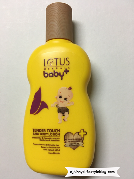 Lotus Herbals Baby Body Lotion review on Njkinny's Lifestyle Blog