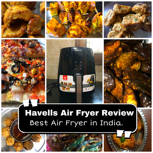Havells Prolife Digi 1230-Watt Air Fryer (Black) review (Best AIr Fryer in India) on Njkinny's Lifestyle Blog.